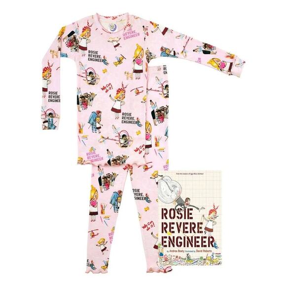 NWT Books to Bed Size 8 Pajama & Book Set - Picture 1 of 3